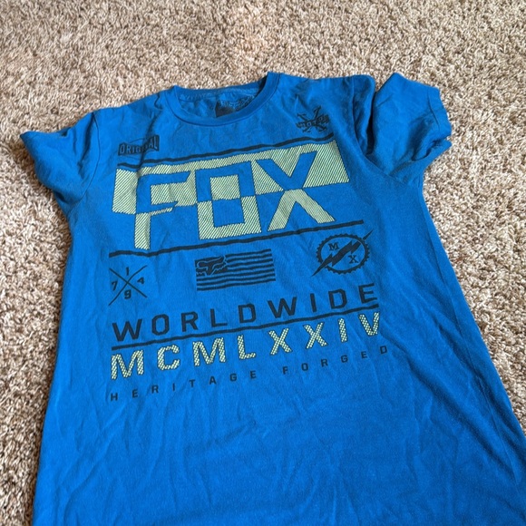 Fox Blue Graphic Tee for Men - Picture 1 of 1
